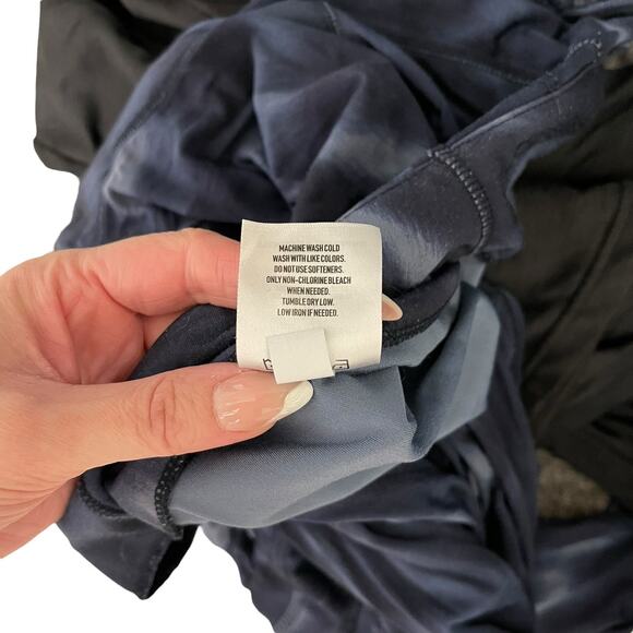 Member's Mark XL Zen Active Jacket Blue Tie Dye Full Zip Pockets Workout - Picture 3 of 10